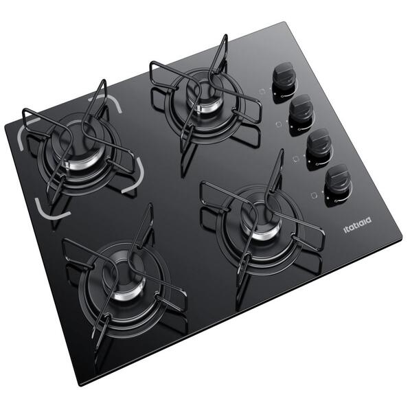 Cooktop Itatiaia Essencial 4 Bocas Preto - Bivolt