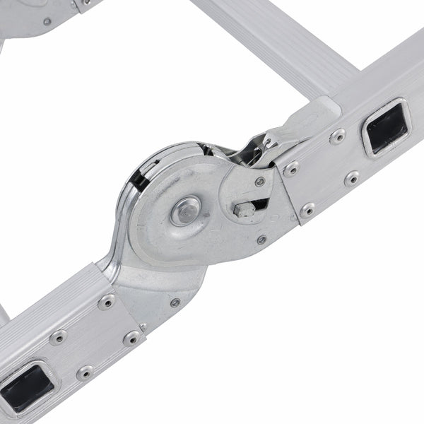 Escada Articulada 4x4 16 Degraus em Alumínio 4,48m Reisam