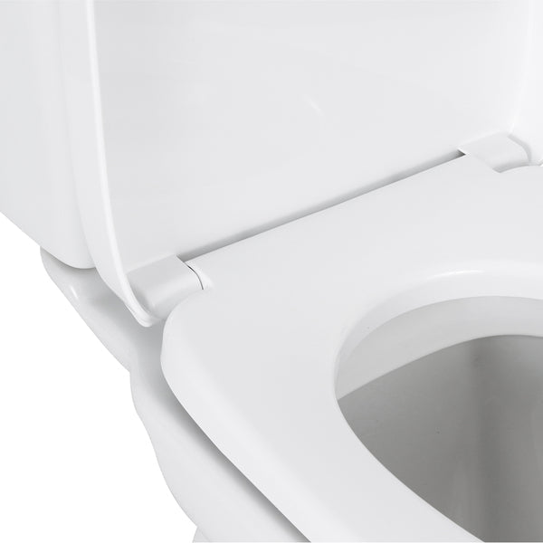 Vaso Sanitário Roca Round Branco com Caixa Acoplada 3/6L Saída Vertical