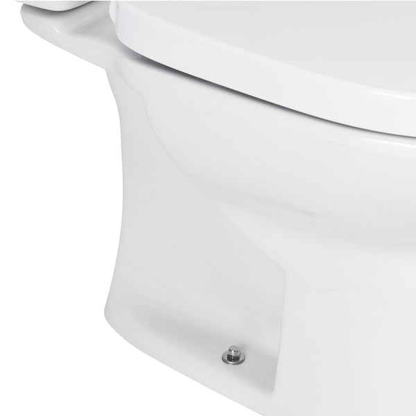 Vaso Sanitário Roca Round Branco com Caixa Acoplada 3/6L Saída Vertical