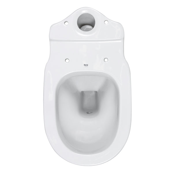 Vaso Sanitário Roca Round Branco com Caixa Acoplada 3/6L Saída Vertical