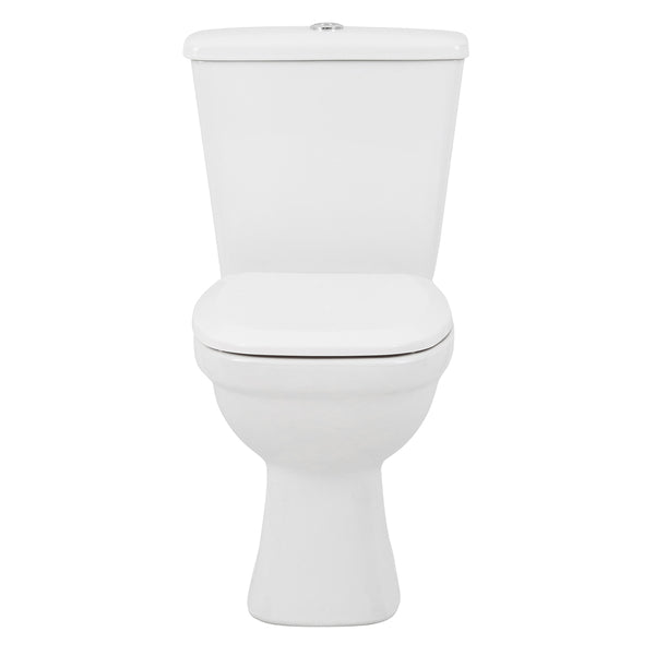 Vaso Sanitário com Caixa Acoplada e Assento Branco Duplo Acionamento 3/6L Saída Vertical Mariana Icasa